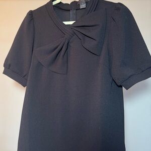 Gracia Classy Puff Sleeve With Bow Blouse Size M